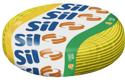 Cabo Flexsil 750V 2,50MM Amarelo Metro Sil