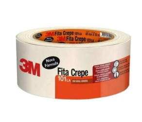 Fita Crepe 101LA RL 48MMX50M Uso Geral Rolo 3M