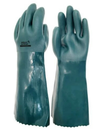 Luva DE Pvc Forrada Palma Aspera 36 CM Volk Volk