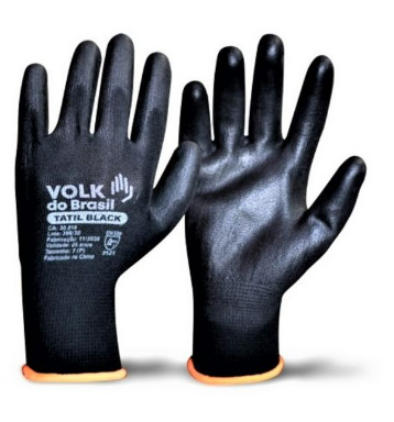 Luva Multitato Tatil Black Volk