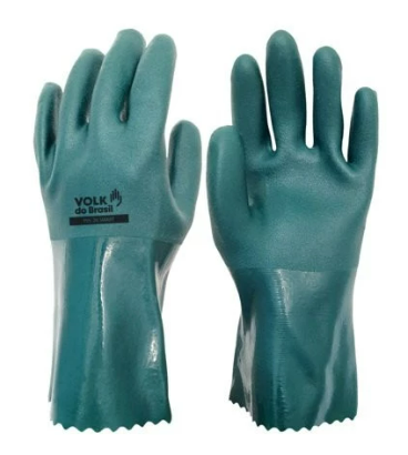 Luva DE Pvc Forrada Palma Aspera 26 CM Volk