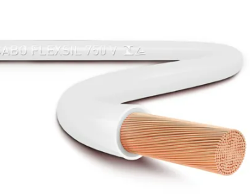 Cabo Flexsil 750V 2,50MM Branco Metro Sil