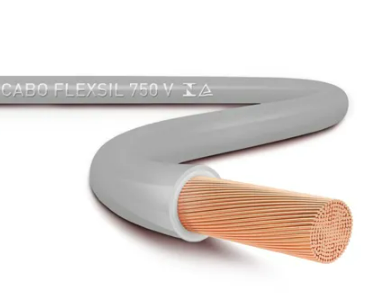 Cabo Flexsil 750V 2,50MM Cinza Metro Sil