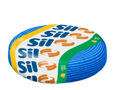 Cabo Flexsil 750V 2,50MM Azul Rolo C/ 100M Sil