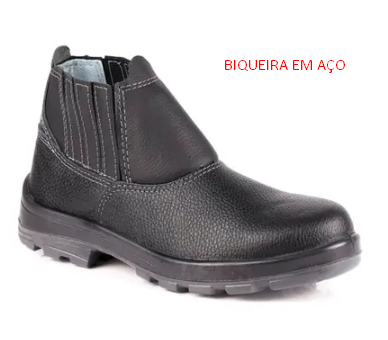 4098USES2400US Botina C/ Bico Aco Usafe