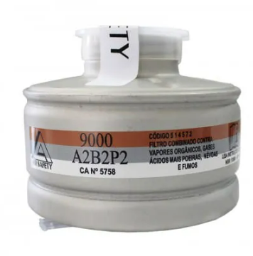 Cartucho Filtro Tipo 9000 A2b2p2 Full Face Tipo Queixo Multigases 514572 Airsafety