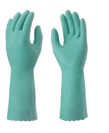 Luva Nitrilica S Glove Verde Anatomica E Ambidestra Par Supersafety