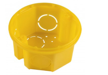 Caixa DE Luz Plast Emb 3X3 Amarela Tramontina