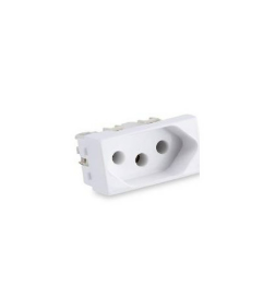 Modulo Tomada 10A Branco 2PT Linha Liz Tramontina