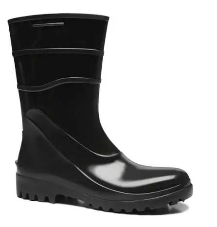 Bota Pvc Cano Medio Preta Acqua Flex Bracol