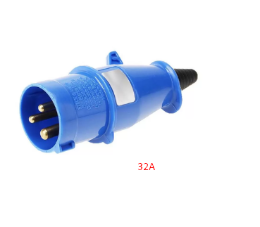 Plugue 2P+T 32A AZ 200/250V 6H Steck