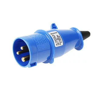 Plugue 2P+T 16A 220/240V 6H AZ Steck