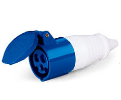 Acoplamento 2P+T 16A 220/240V 6H Steck