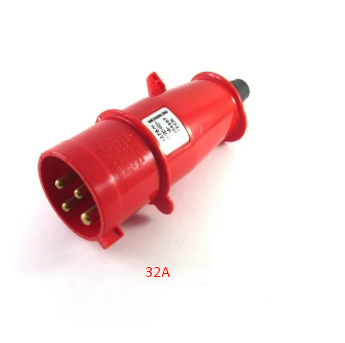 Plugue 3P+T 32A 380/440V 6H VM Steck