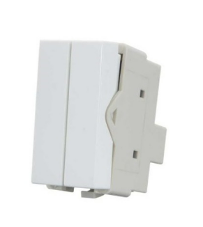 Modulo Interruptor Duplo Simples BR Linha Sleek Margirius