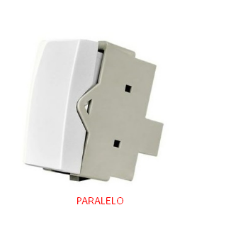 Modulo Interruptor Paralelo 10A 250V BR Linha Sleek Margirius