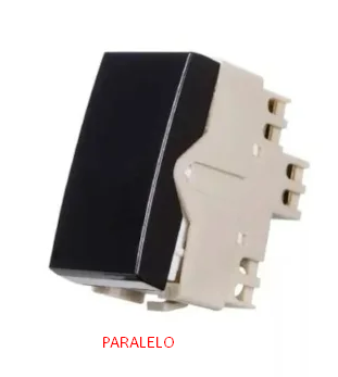 Modulo Interruptor Paralelo 10A 250V Ebony Sleek Margirius