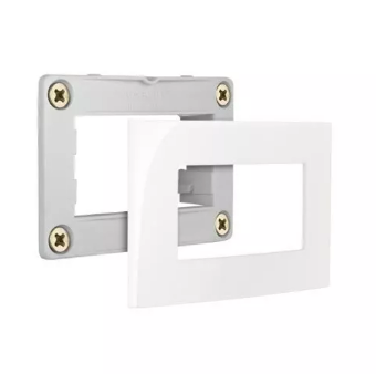 Placa Com Suporte Para Movel Branco Sleek Margirius