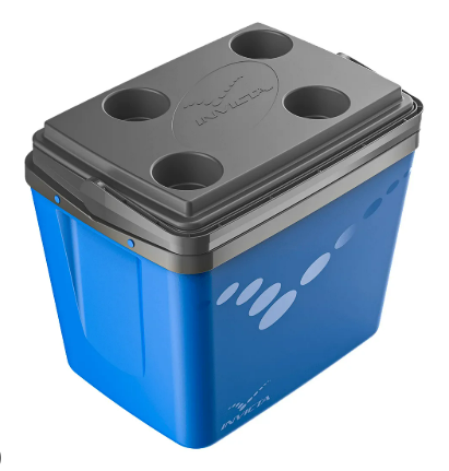 Caixa Termica Cooler Pop 34L Azul Velvet Invicta