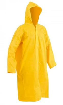 Capa DE Chuva Fit DE Pvc Forrado Amarela Plastcor