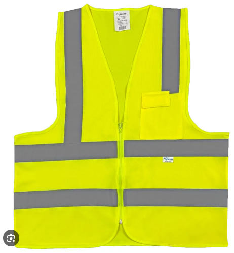 Colete Refletivo Amarelo C/ 1 Bolso Classe 2 Plastcor