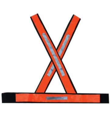 Colete X Laranja C/ Refletivo Laranja E Branco Plastcor