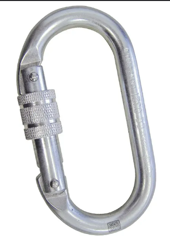 Conector Mosquetao Trava Rosca Classe B 25KN Plastcor