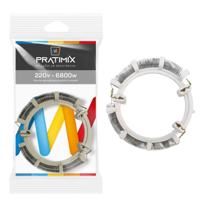 Resistencia 220X6800W 4T P/ Lorenzetti Pratimix