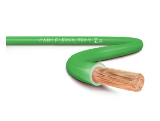 Cabo Flexsil 750V 4,00MM Verde Metro Sil