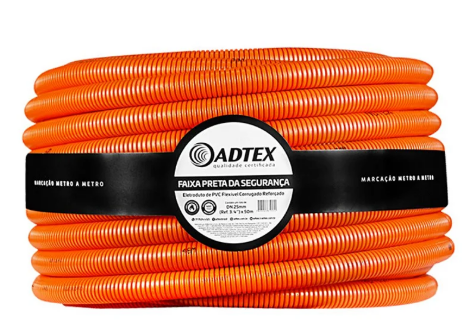 Eletroduto 25 MM (Ref 3/4) Laranja Adtex