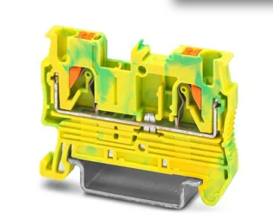 Borne DE Terra P/ Trilho Din 2 Condutores 2,5MM Wago