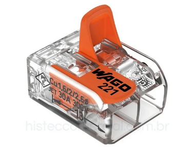 Conector DE Emenda 221 612 2P 6MM Wago
