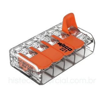 Conector DE Emenda 221 615 5P 6MM Wago