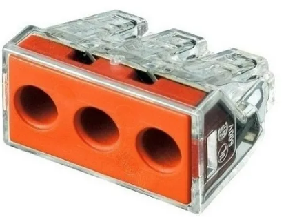 Conector Emenda 3P Pressao Transp /VM 6MM 41A 773 173 Wago