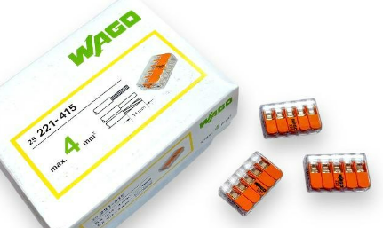 Kit Com 4 Conector DE Emenda 221 415 4MM Wago