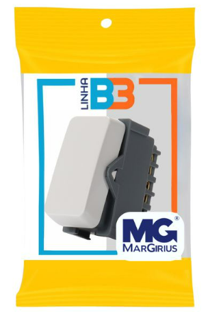 Modulo Interruptor Paralelo 10A 250V BR Linha B3 Margirius