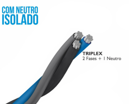 Cabo Copperal Triplex 3X16MM Xlpe Isolado H19i PT/Czaz Brascopper
