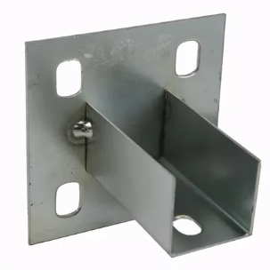 Base Externa 4 Furos P/ Perfilado 38X38