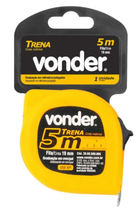 Trena Aco (E) 5M X 19,0MM Economica Vonder