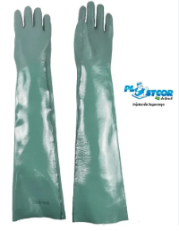 Luva DE Pvc Forrada Palma Aspera 70CM Plastcor