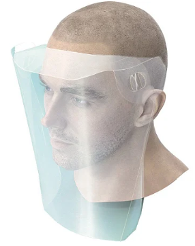 Protetor Facial Com Elastico Fino Desmontado (Face Shield) Dello