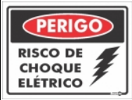Placa Sin Ps159 Perigo Risco DE Choque Elétrico PS 0,80MM 20X15CM Encartale