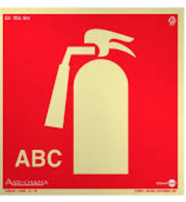 Placa Sin Paf893 Extintor DE Incêndio áGua Pvc 2MM Foto 15X15CM E5 Encartale