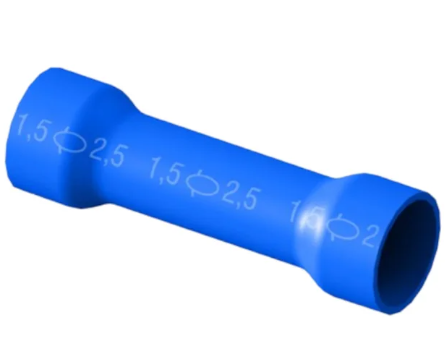 Terminal Luva DE Emenda Isolado 1,5 2,5 Azul