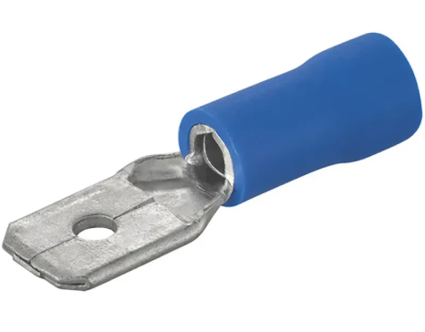Terminal Luva Macho Pre Isolado 1,5 2,5MM 15A Azul Decorlux