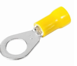 Terminal Olhal Anel Pre Isolado (F) 25 MM Amarelo