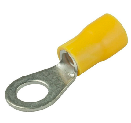 Terminal Olhal Anel Pre Isolado 4,0 6,0MM Amarelo M5
