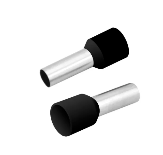 Terminal Tubular Pre Isolado 1,5 MM Preto Lukma