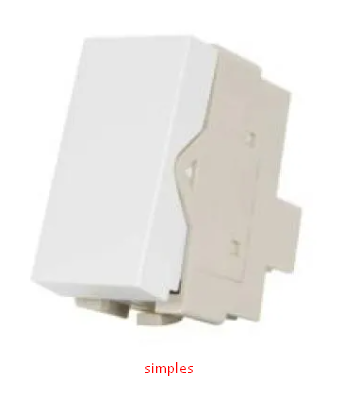 Modulo Interruptor Simples 10A 250V BR Linha Infiniti Margirius