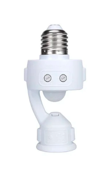 Sensor DE Presenca Soquete E27 Com Fotocelula Com Ajustes Mpq 40F Margirius